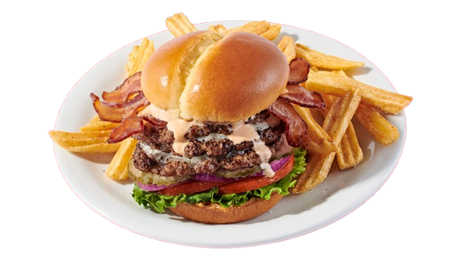 Triple Juicy Burger